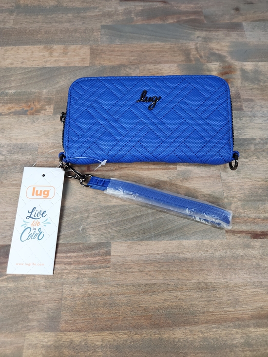 lug Handbags - Lug Whirly Matte Luxe VL RFID Wristlet Wallet Sapphire